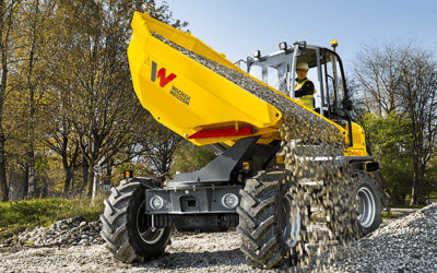 Dumper à roues avec une charge utile de 6T