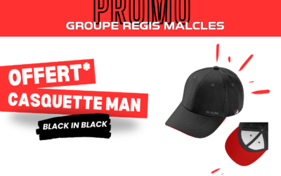 Promo flash : 1 Casquette MAN offerte pour l&rsquo;achat de lave-glace !