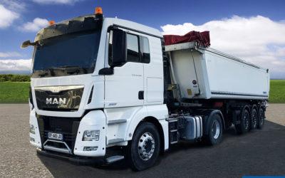 Location benne alu 3 essieux Schmitz Cargobull