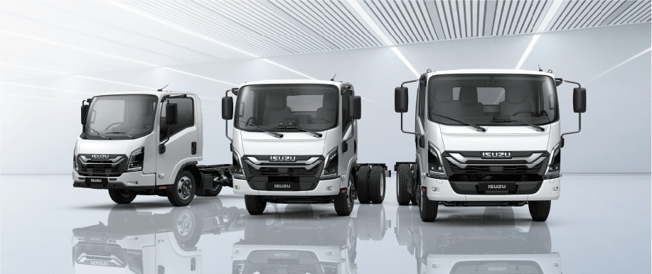 La gamme ISUZU Trucks
