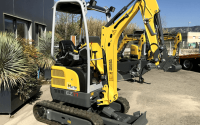 Pelle de chantier canopy EZ17