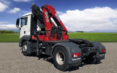 Location Tracteur grue HMF